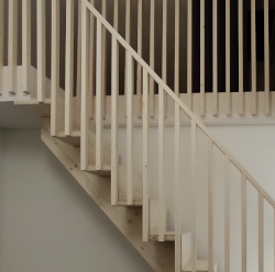 Treppe und Brüstung Fichte